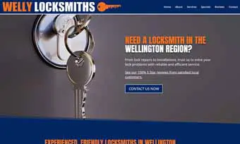Screenshot of wellylocksmiths.co.nz